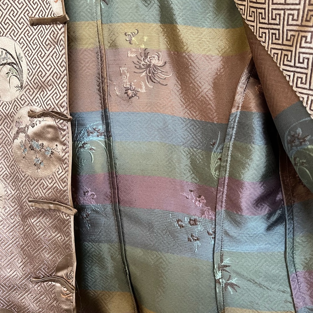 Warehouse Tan Geometric Women's Blazer - Picture 3 of 9